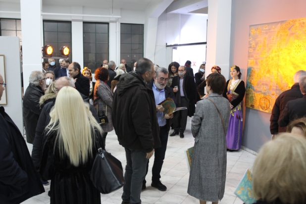 εγκαίνια έκθεσης ζωγραφικής