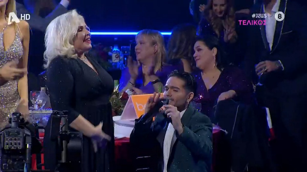 J2US: Το τσιφτετέλι της Μπέσσυ Αργυράκη που έκανε τον Χρήστο Μάστορα να πέσει στα… γόνατα – Χαμός στο Twitter