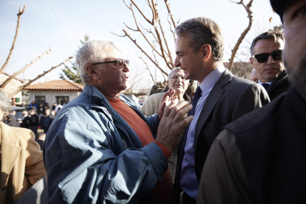 Ο Κυριάκος Μητσοτάκης στον Αυλώνα