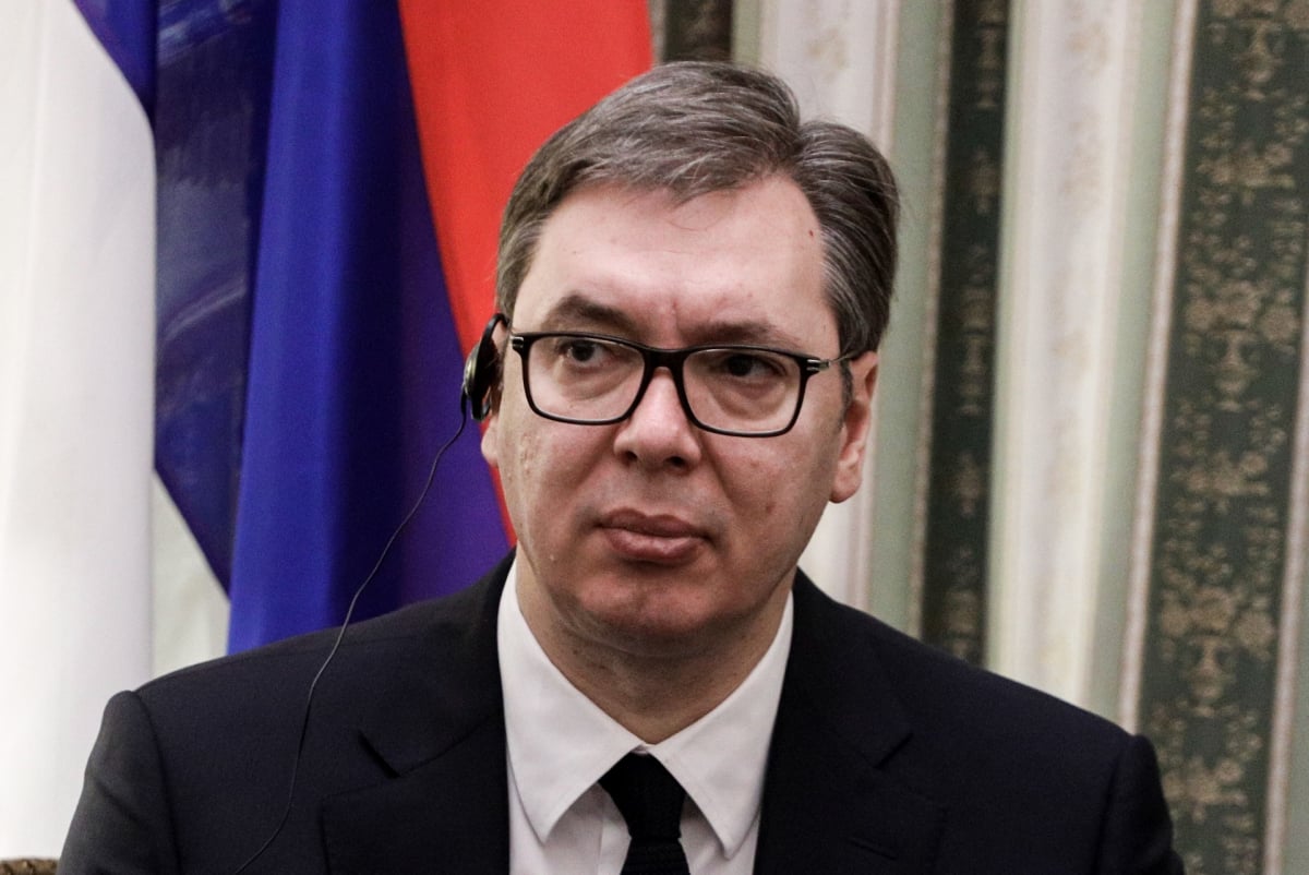 Ο πρόεδρος της Σερβίας, Αλεξάνταρ Βούτσιτς