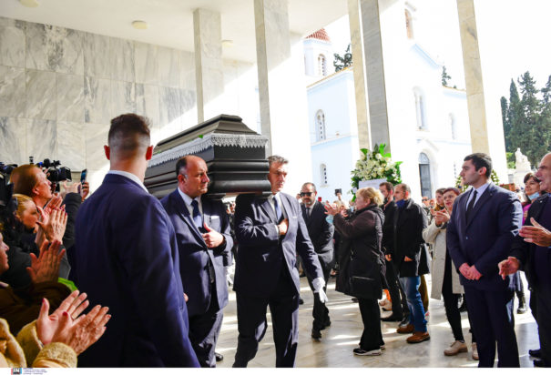 κηδεία Νίκου Ξανθόπουλου