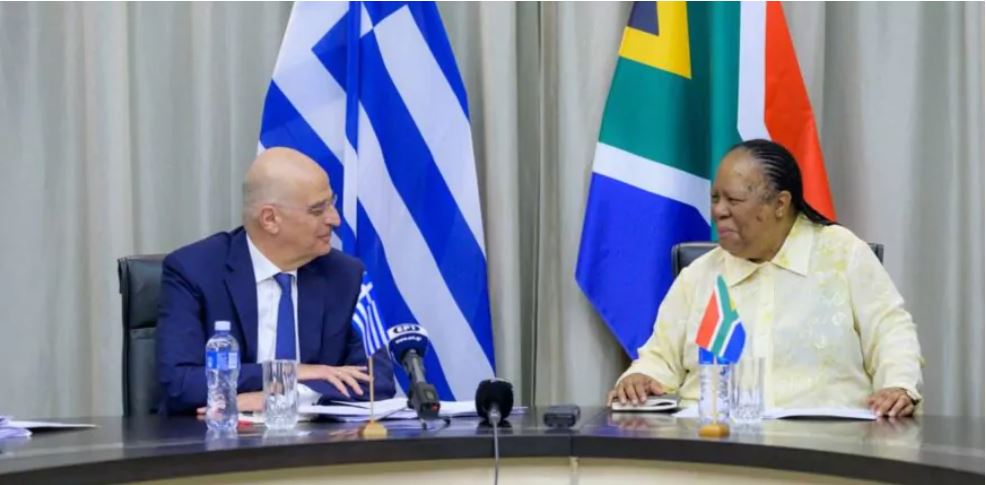 Δένδιας Νοτιοαφρικανή ΥΠΕΞ