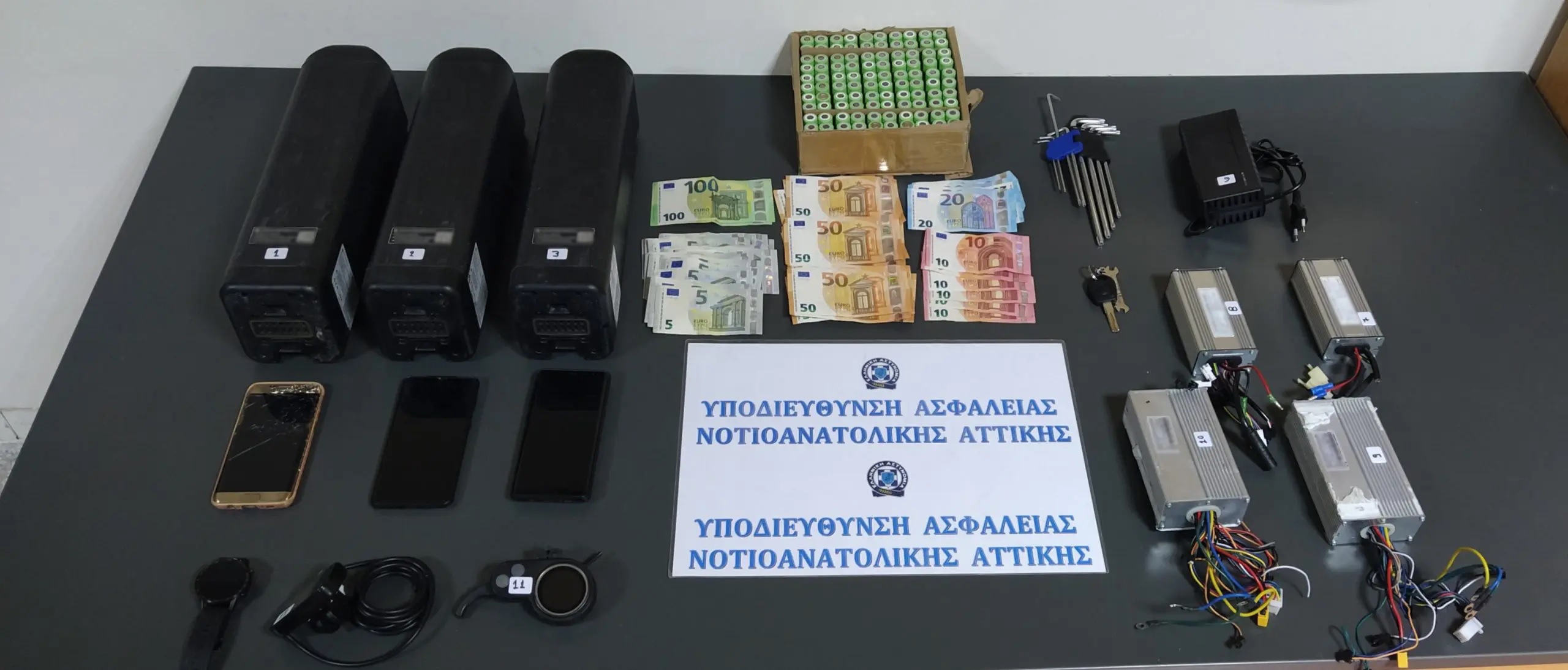 ΕΛ.ΑΣ. Συμμόρια Ηλεκτρικά πατίνια 