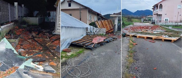 Κακοκαιρία Παραμυθιά καταστροφές