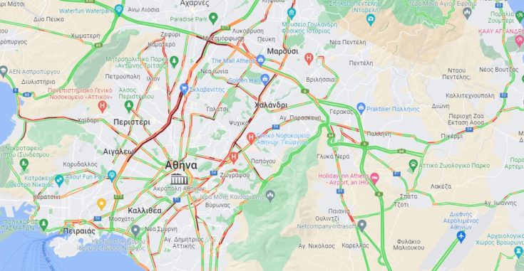 χάρτης της κίνησης