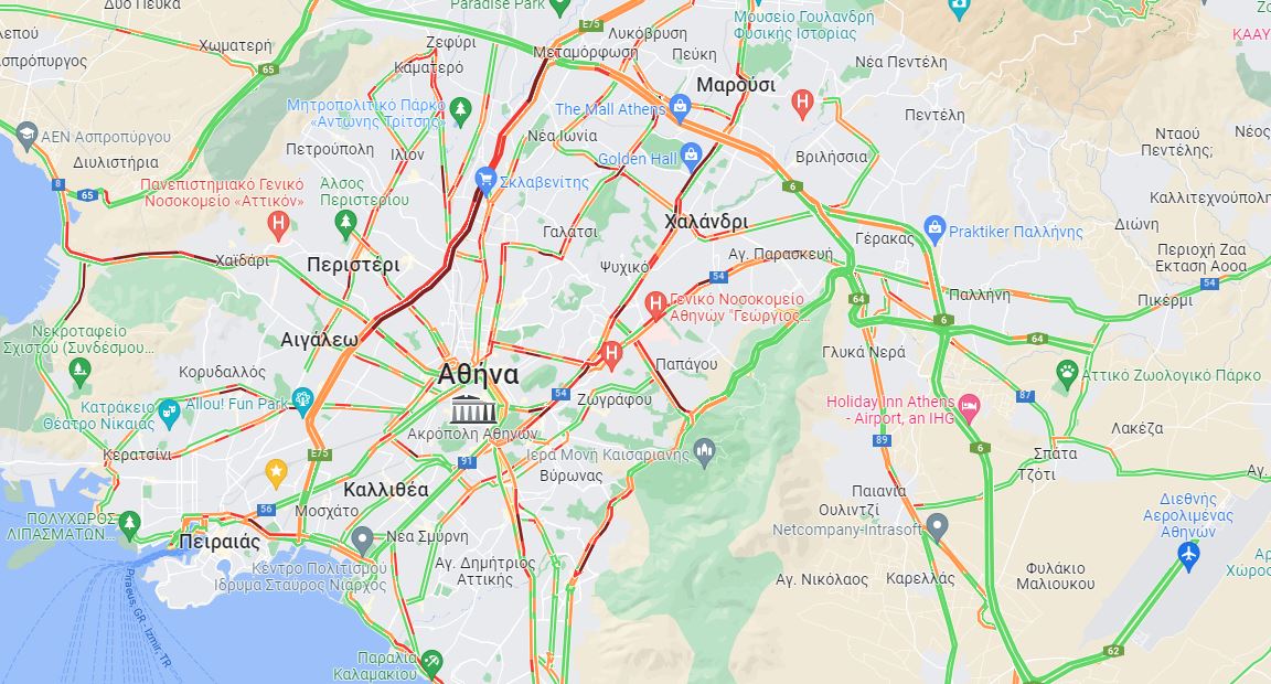 ο χάρτης της κίνησης