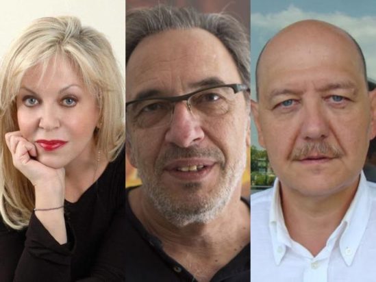 Σεμίνα Διγενή Διονύσης Τσακνής Θέμης Πάνου