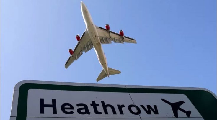 Βρετανία Λονδίνο αεροδρόμιο