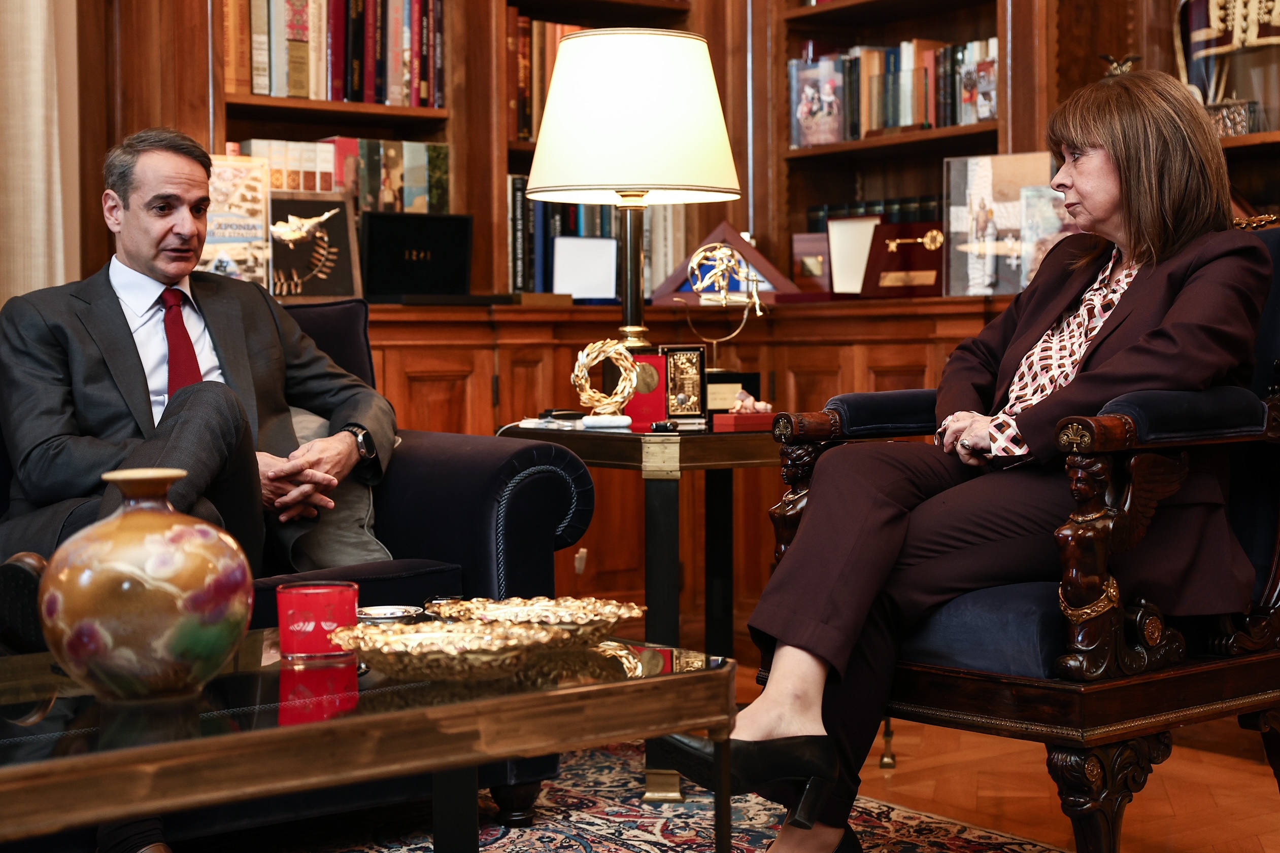 Μητσοτάκης σε Σακελλαροπούλου για Γλυπτά: Ήδη έχουμε κάνει συστηματικές κινήσεις, αλλά δεν αναμένω άμεσα αποτελέσματα