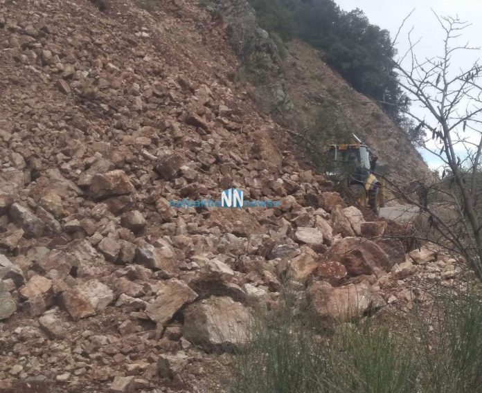 Κατολίσθηση στην Ναυπακτία