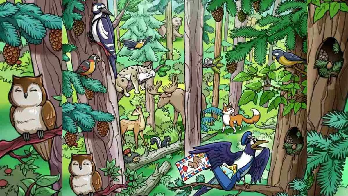 Οπτική ψευδαίσθηση: Μόνο το 2% μπορεί να εντοπίσει τον σκίουρο σε 21 δευτερόλεπτα