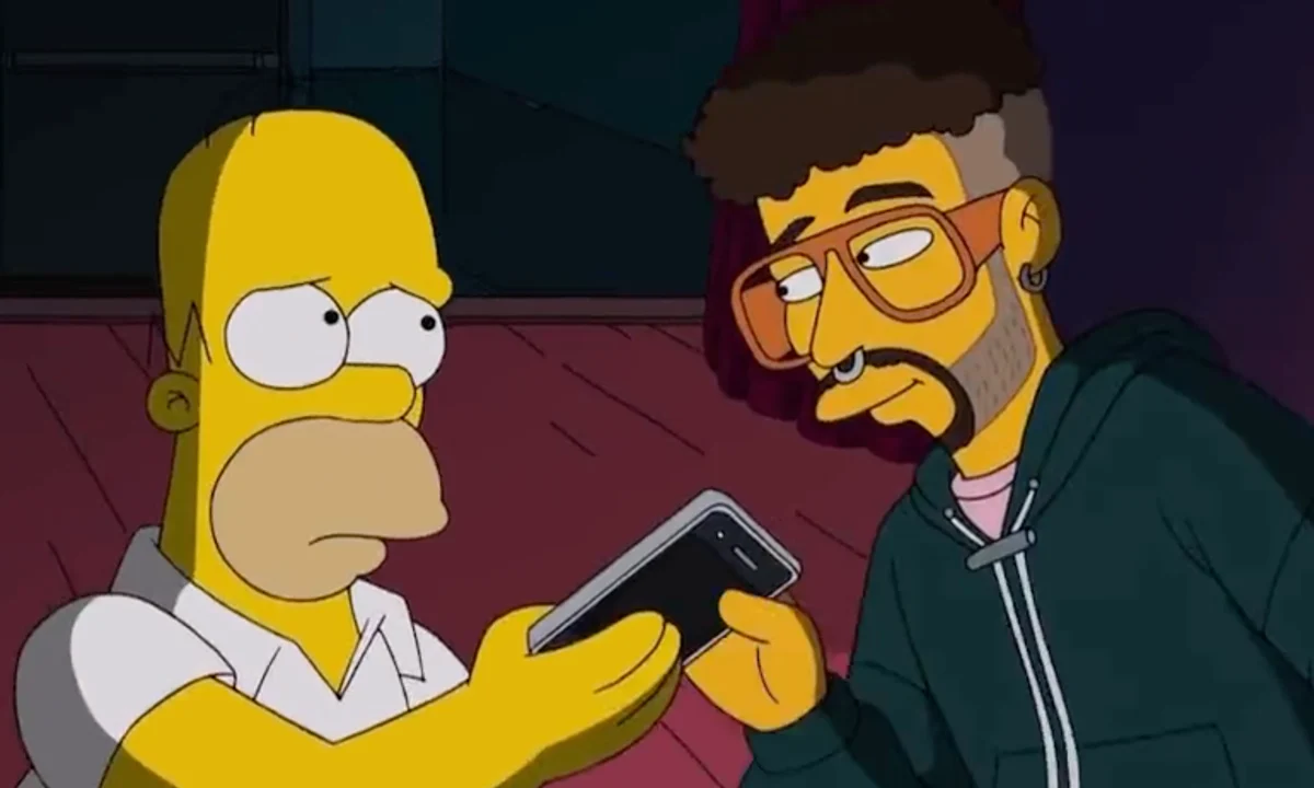 Simpsons Bad Bunny
