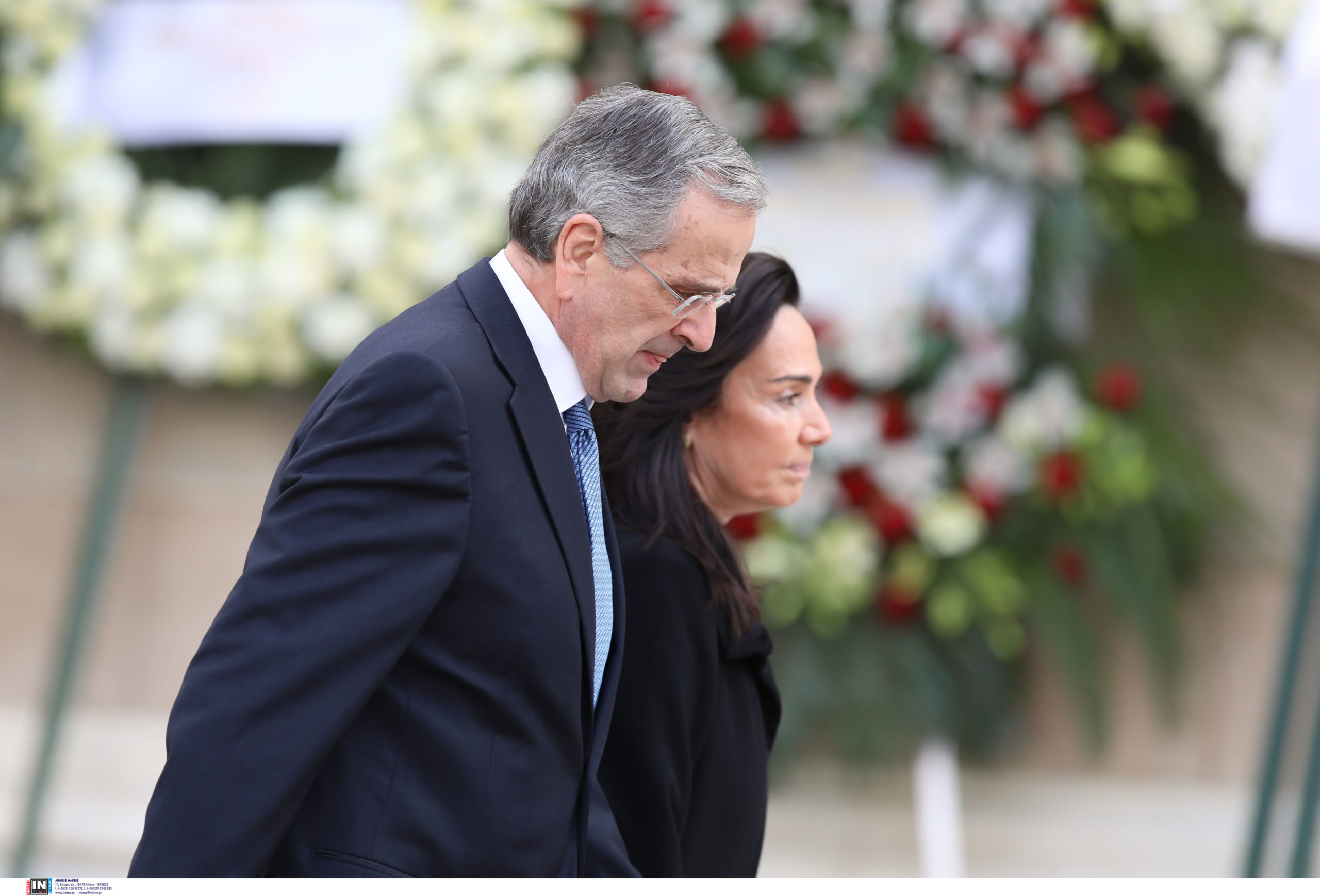 τέως βασιλιάς κηδεία Αντώνης Σαμαράς