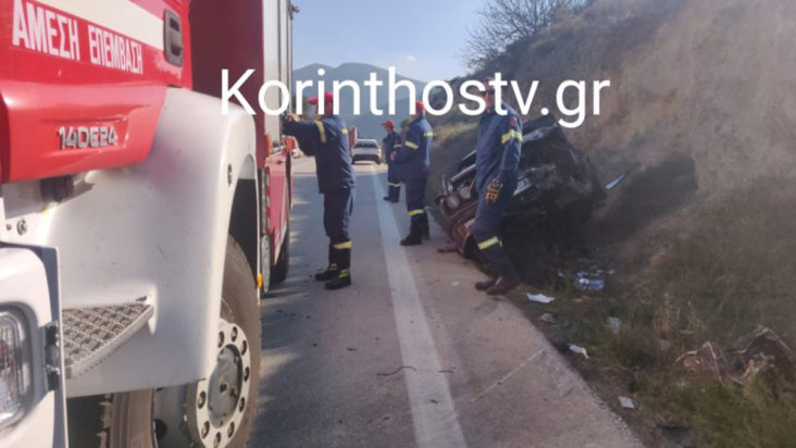 τροχαίο στην Κορινθία