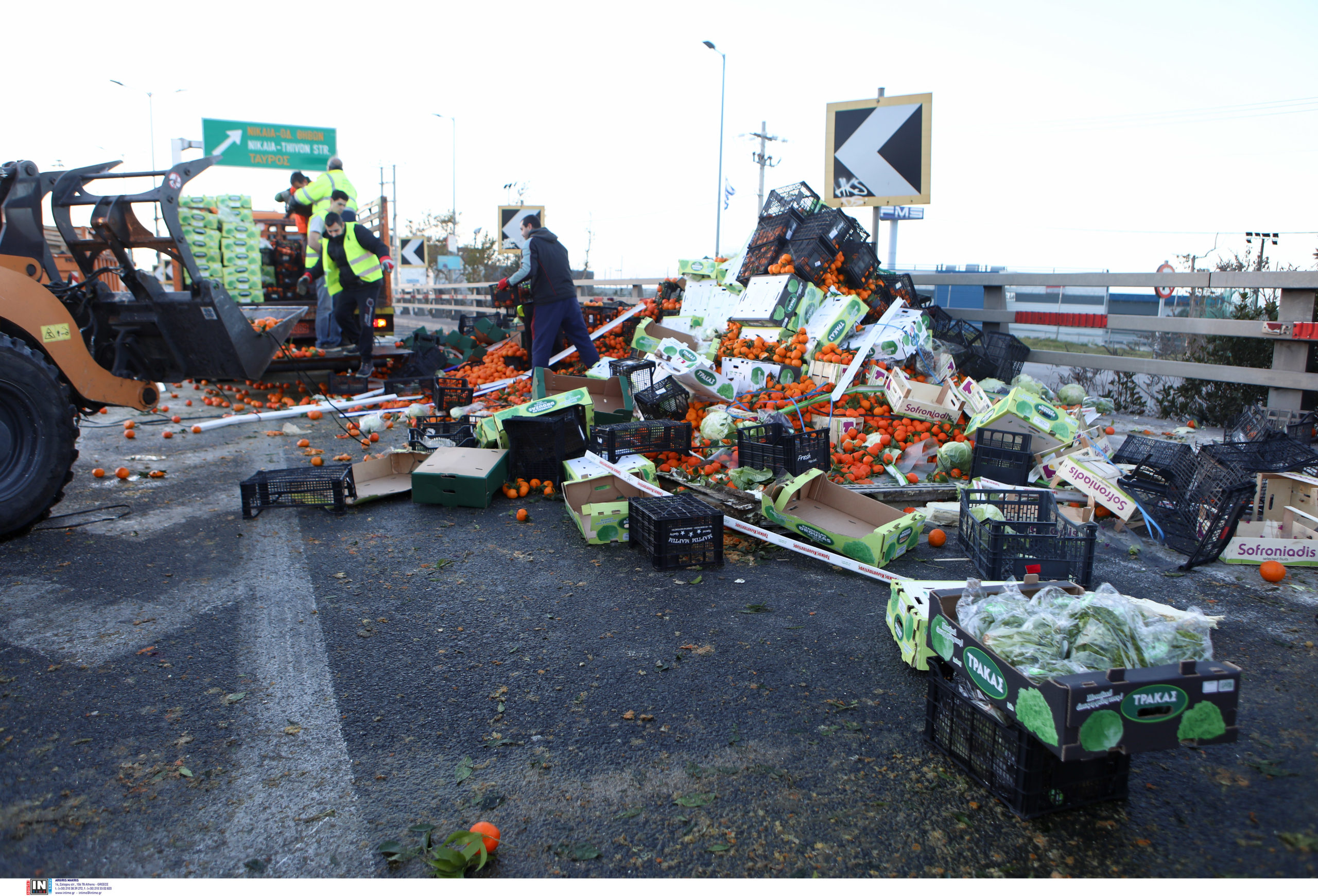τροχαίο Κηφισός πορτοκάλια
