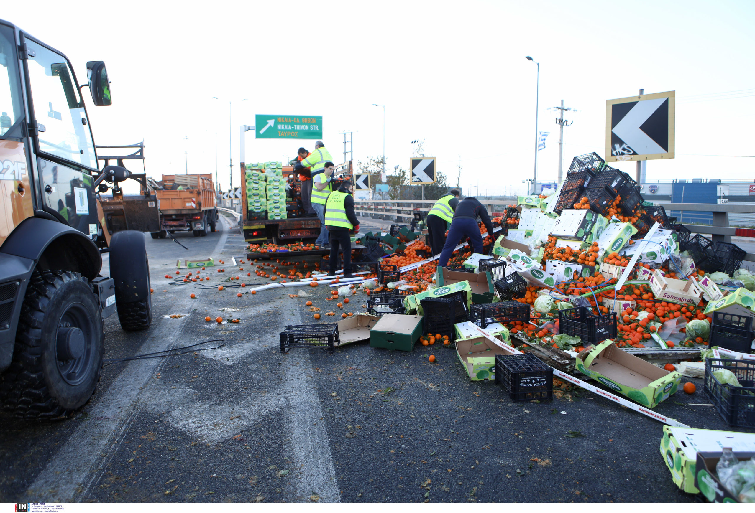 τροχαίο Κηφισός πορτοκάλια