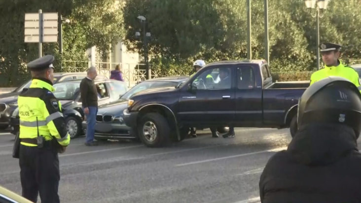 Τροχαίο στη Βασιλίσσης Σοφίας