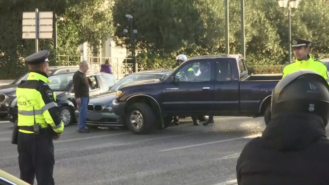 Τροχαίο στη Βασιλίσσης Σοφίας