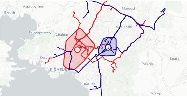 κίνηση- χάρτης