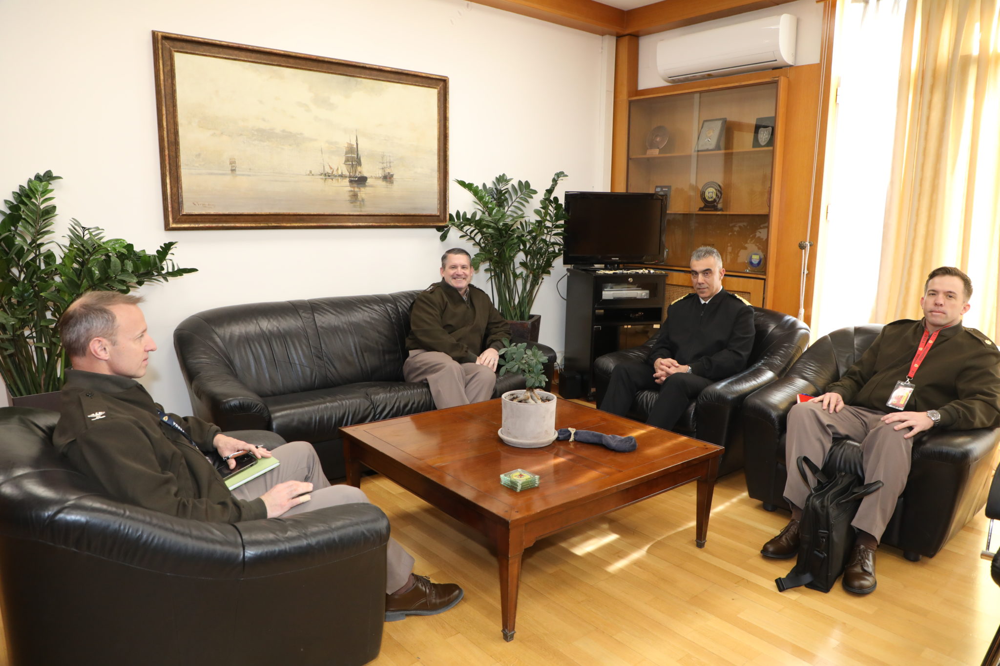 Ο Υπαρχηγός ΓΕΕΘΑ με τον Συντονιστή Ασφαλείας των ΗΠΑ στην Ιερουσαλήμ