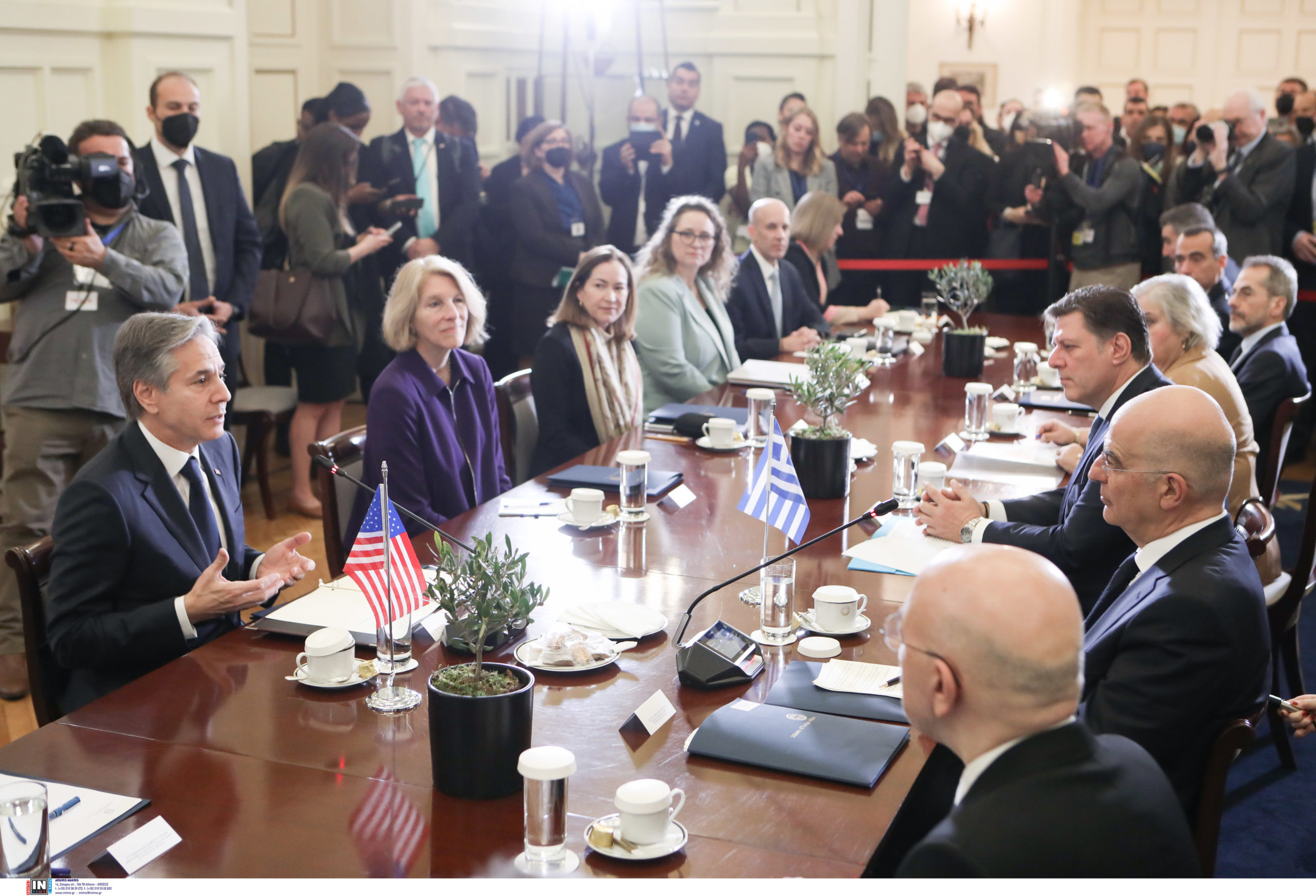 Δένδιας - Μπλίνκεν