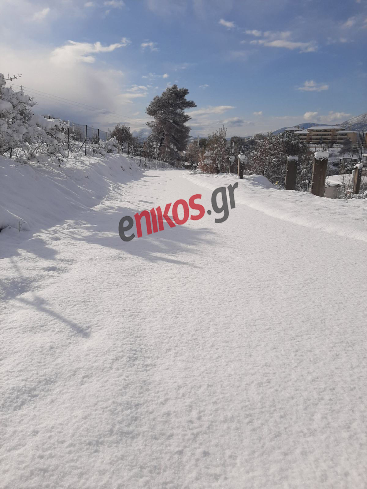 κακοκαιρία - Λόφος Παλλήνη