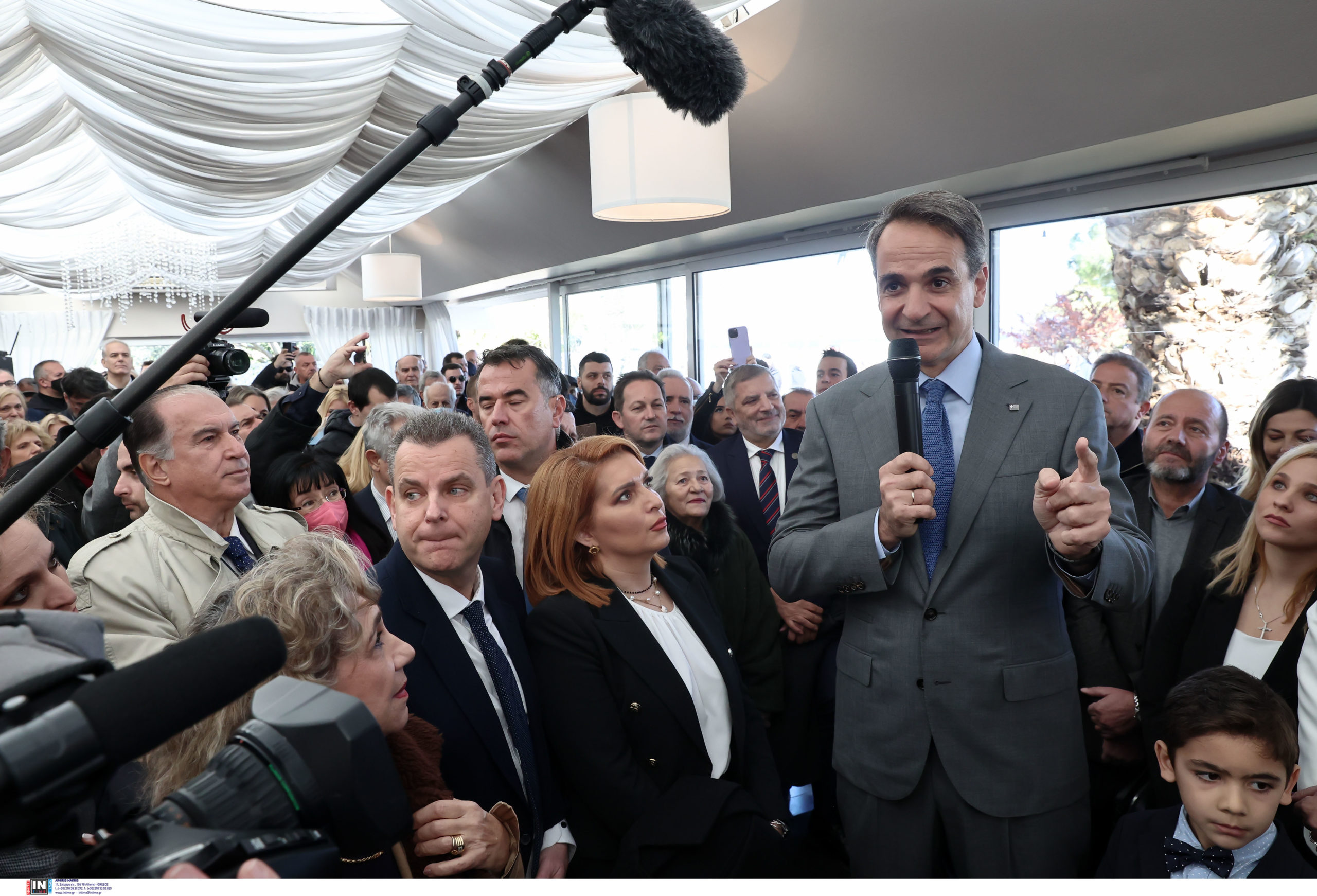 Στον Μαραθώνα ο Μητσοτάκης