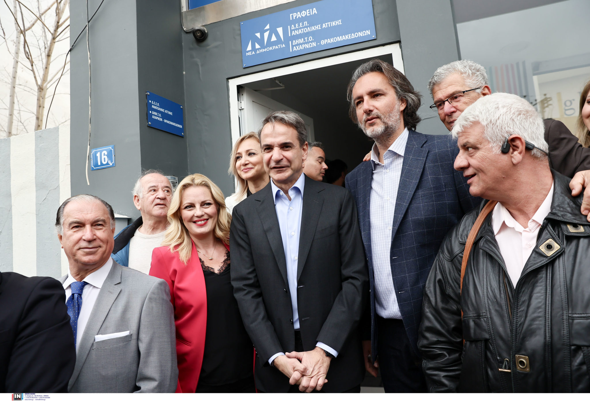 Στο Μενίδι ο Κυριάκος Μητσοτάκης