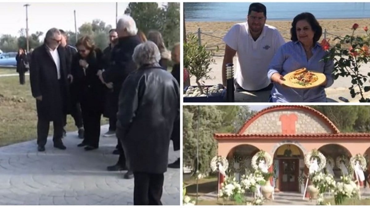 Θρήνος στην κηδεία του γιου της Μαρίας Παναγάκου – Στεφάνια από Μπακογιάννη και Νικολούλη