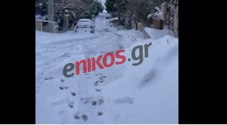 κακοκαιρία Μπάρμπαρα- Πεντέλη