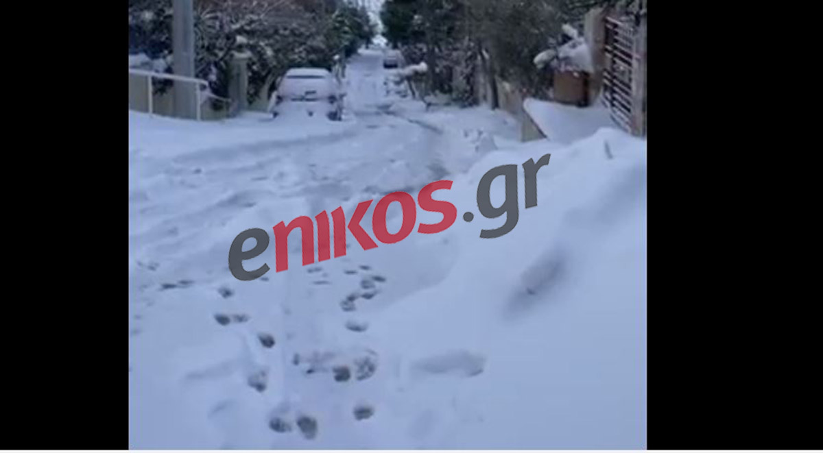 κακοκαιρία Μπάρμπαρα- Πεντέλη