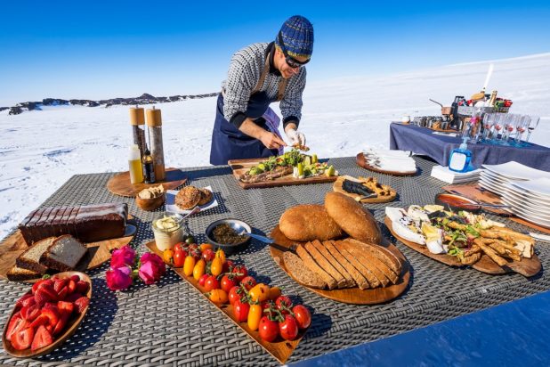 Γεύμα στην Ανταρκτική