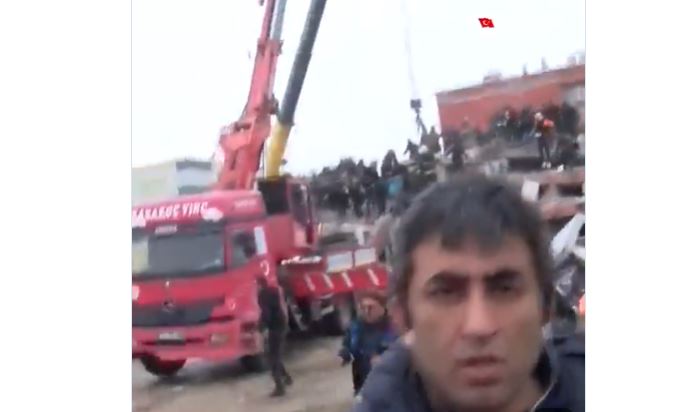 δημοσιογράφος σεισμός Τουρκία