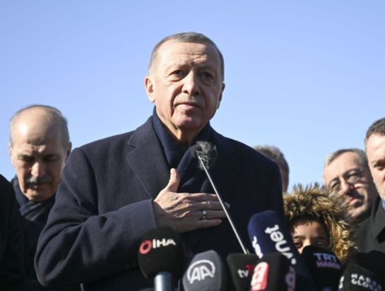 Σε σεισμόπληκτες περιοχές ο Ερντογάν