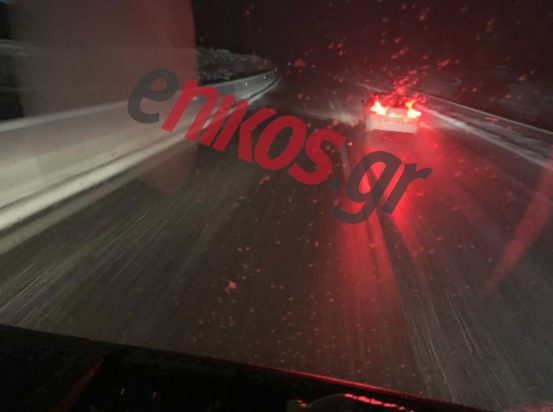 Εθνική Οδός Θήβα κακοκαιρία