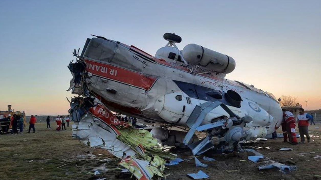Ιράν πτώση ελικοπτέρου