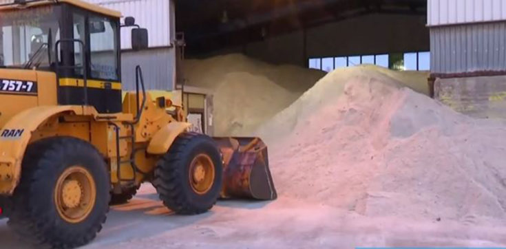 "Βουνά αλατιού" ενόψει κακοκαιρίας