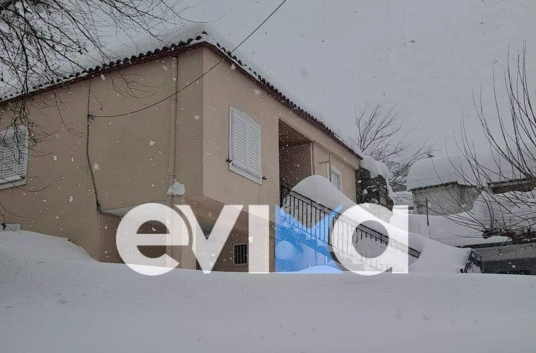 Κακοκαιρία «Μπάρμπαρα» Στενή Εύβοιας