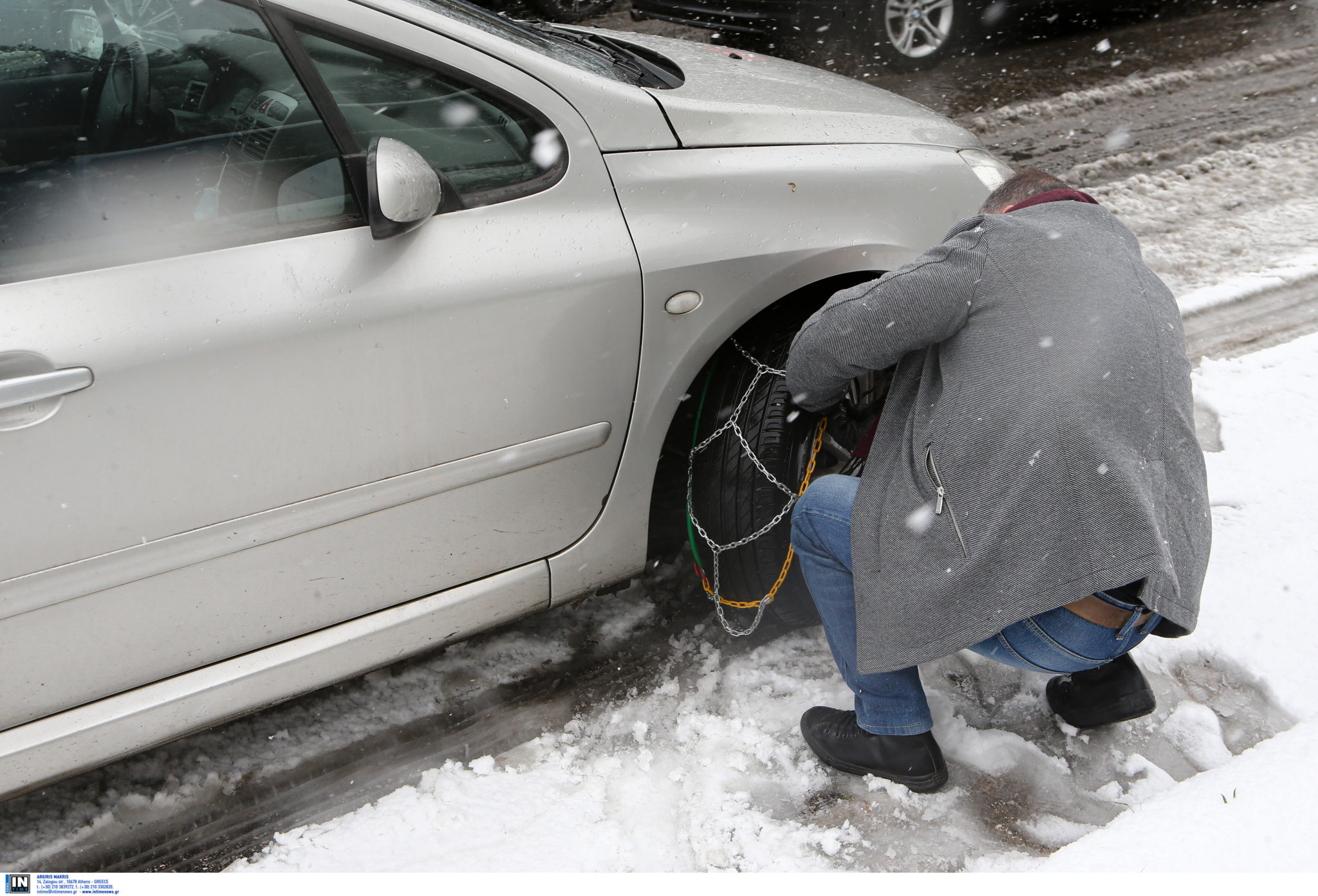 Κακοκαιρία Χιόνια Αλυσίδες