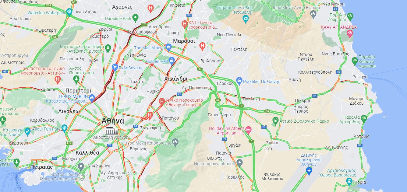 Ο χάρτης της κίνησης