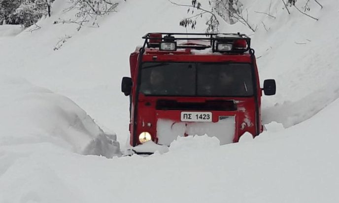 χιόνια κακοκαιρία