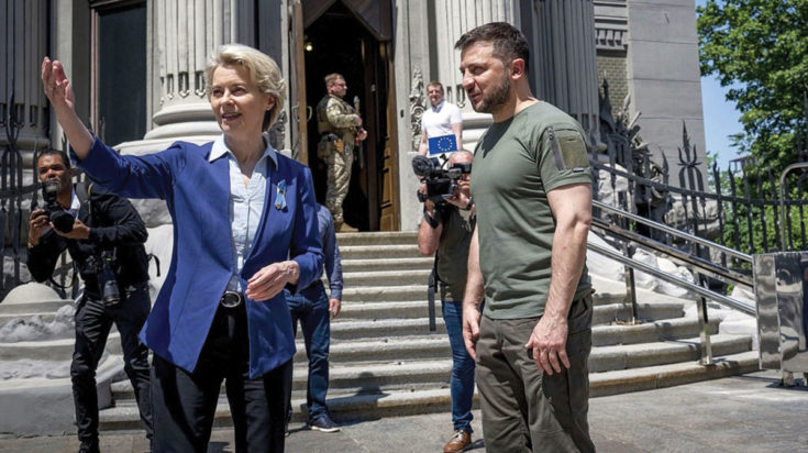 Φον Ντερ Λάιεν Ζελένσκι