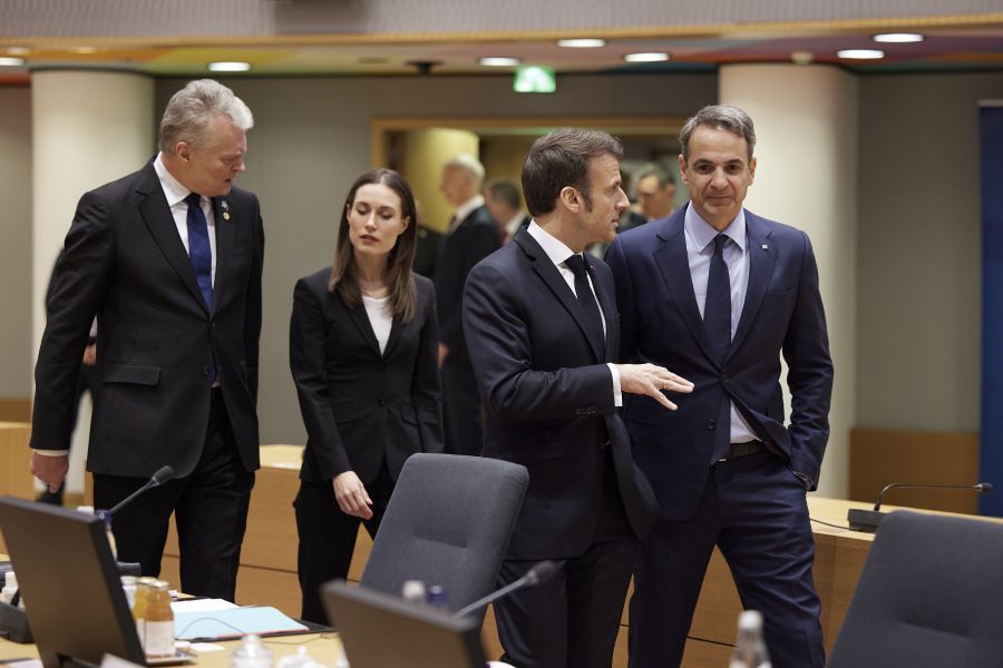 Μητσοτάκης: Οι συναντήσεις με Μακρόν και Ζελένσκι στις Βρυξέλλες – «Η Ελλάδα στηρίζει την ευρωπαϊκή προοπτική της Ουκρανίας»