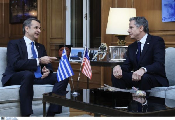 Άντονι Μπλίνκεν Κυριάκος Μητσοτάκης