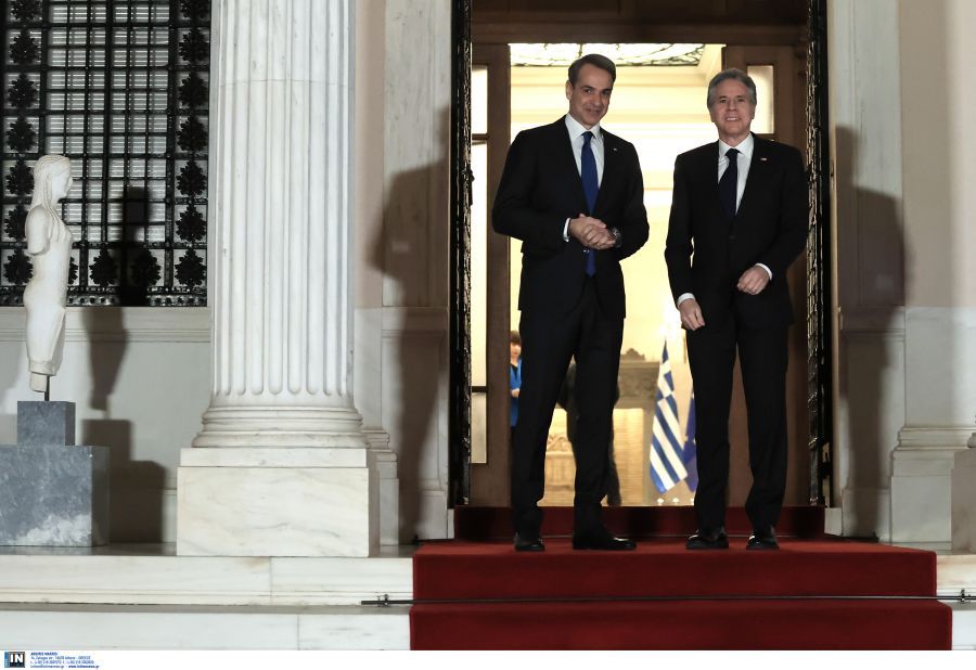 Άντονι Μπλίνκεν Κυριάκος Μητσοτάκης