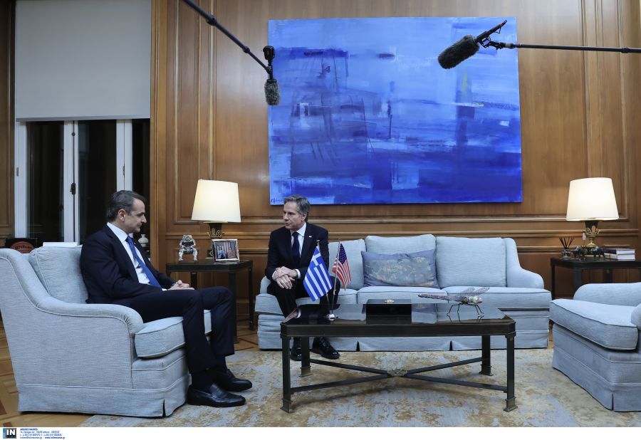 Άντονι Μπλίνκεν Κυριάκος Μητσοτάκης