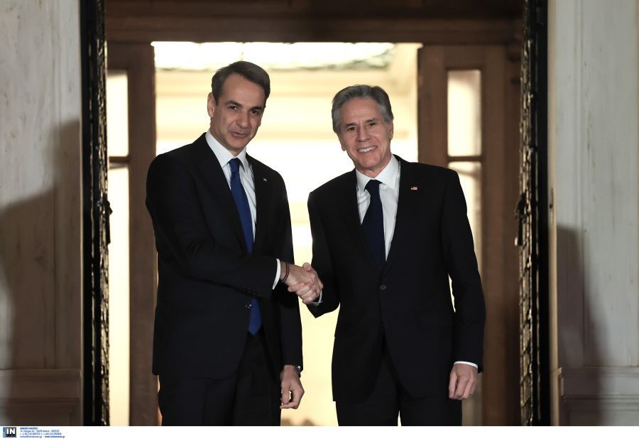 Άντονι Μπλίνκεν Κυριάκος Μητσοτάκης