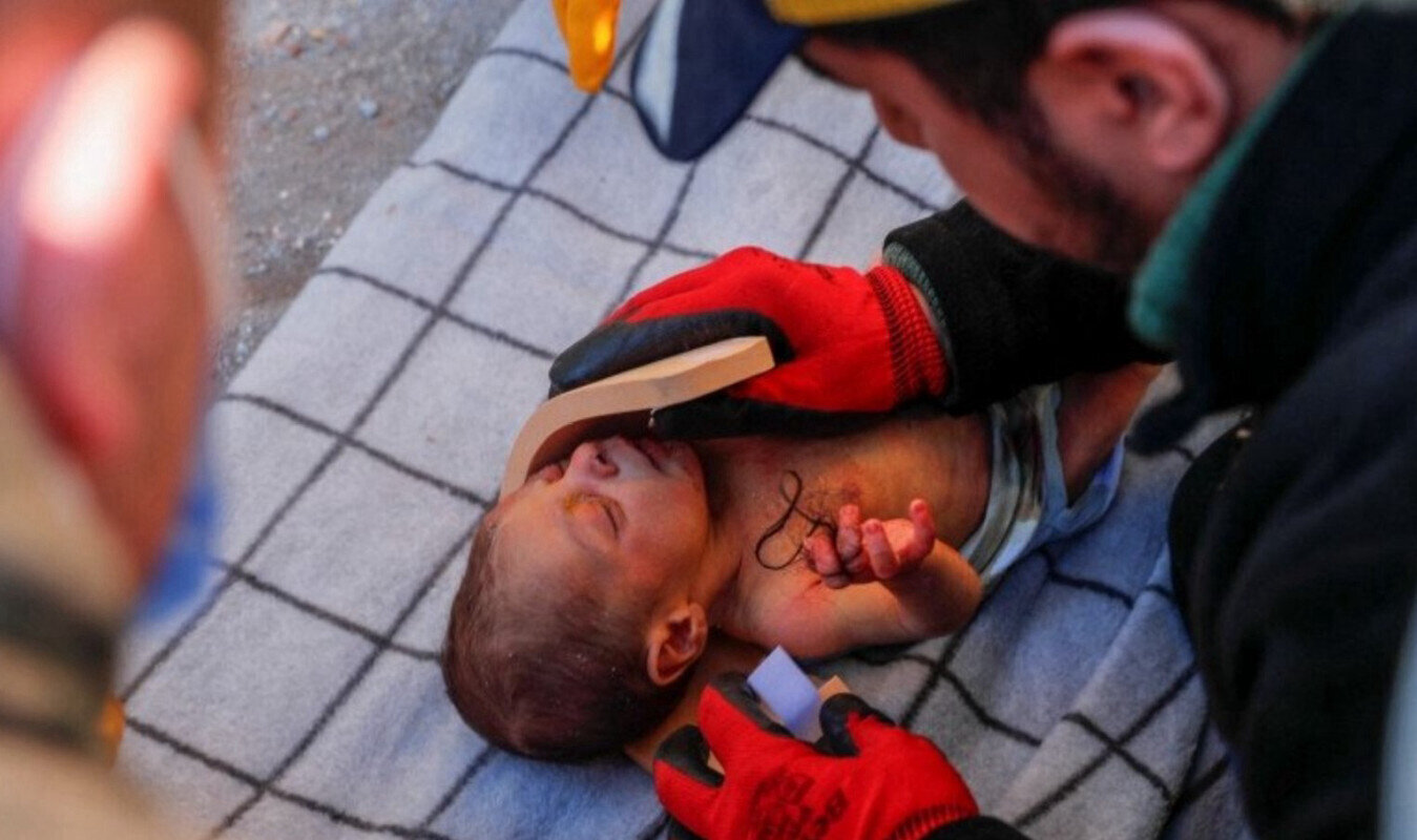 Σεισμός Τουρκία Συρία μωράκι
