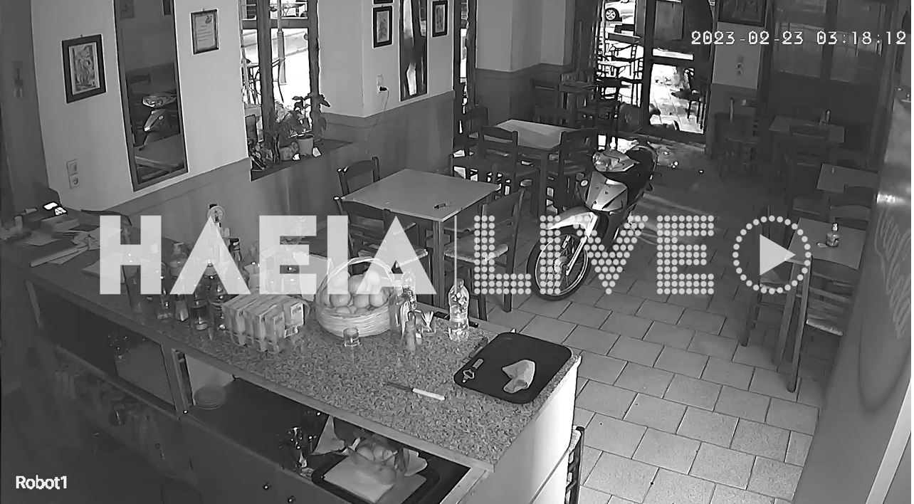 Πύργος: «Άνοιξαν» για 9η φορά καφενείο – Η επική τούμπα του διαρρήκτη