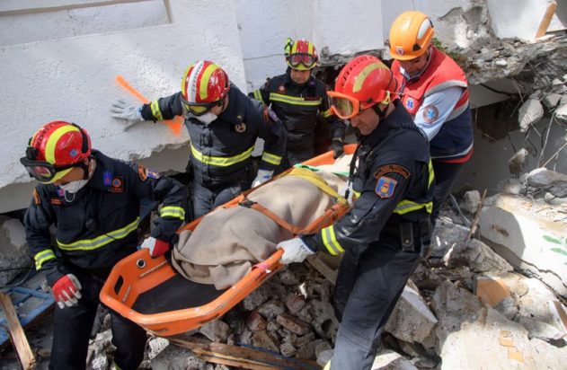 Πυροσβεστική Άσκηση Σεισμού